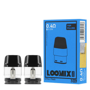 Le lot de deux cartouches Loomix par Aspire en 0.4ohm
