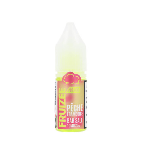 Le e-liquide Pêche Framboise Bar Salt Fruizee Max de Eliquid France en 10ml