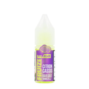 Le e-liquide Citron Cassis Bar Salt Fruizee Max de Eliquid France en sels de nicotine 10 ou 20mg/ml