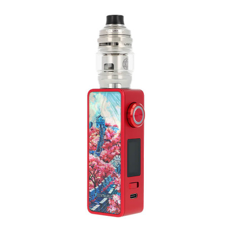 Le kit Centaurus M100 par Lost Vape en Grimson Wall
