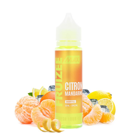 Le e-liquide Citron Mandarine Fruizee Max de Eliquid France en 50ml