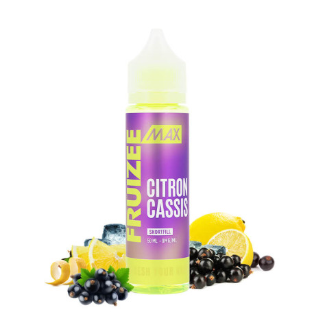Le e-liquide Citron Cassis Fruizee Max de Eliquid France en 50ml
