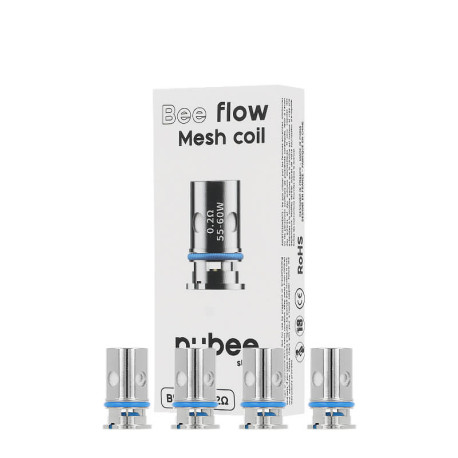 Le lot de 4 résistances Bee Flow par Nubee en 0.2ohm