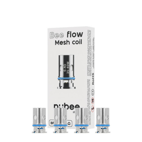 Le lot de 4 résistances Bee Flow par Nubee en 0.4ohm
