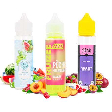 Les 3 e-liquides du pack du mois de mai 2026 par A&L