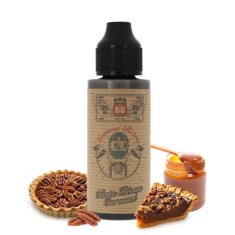 Le e-liquide Tarte Pécan Caramel Retro par Juice 66 en 100ml
