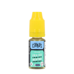 Le e-liquide Fraise Menthe Cirkus par VDLV en 10ml