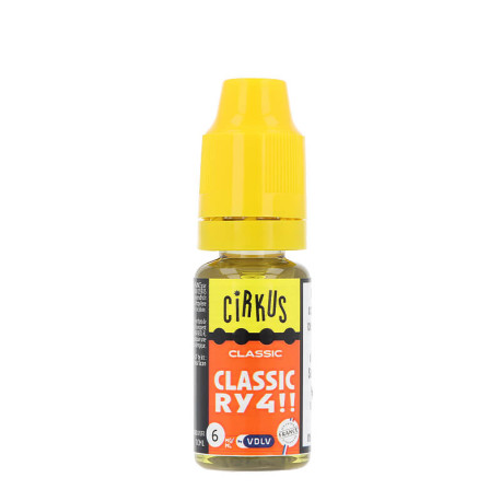 Le e-liquide Classic RY4 Cirkus de VDLV en 10ml