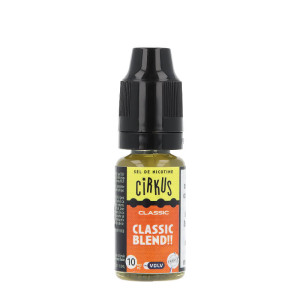 Le e-liquide Classic Blend Sel de Nicotine Cirkus par VDLV en 10ml