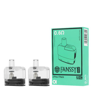 Le lot de deux cartouches Fanssy par Aspire en 0.6ohm