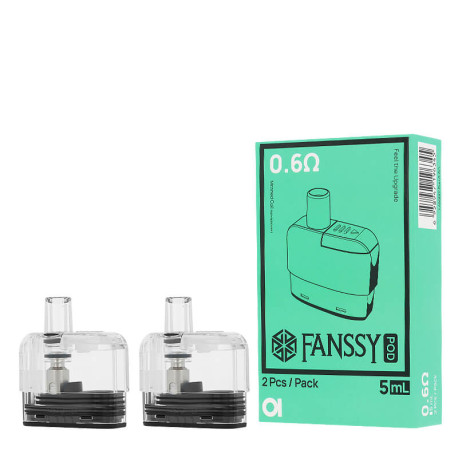 Le lot de deux cartouches Fanssy par Aspire en 0.6ohm