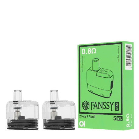 Le lot de deux cartouches Fanssy par Aspire en 0.8ohm