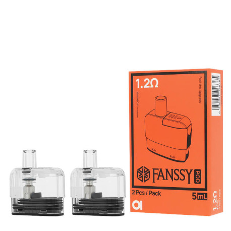 Le lot de deux cartouches Fanssy par Aspire en 1.2ohm