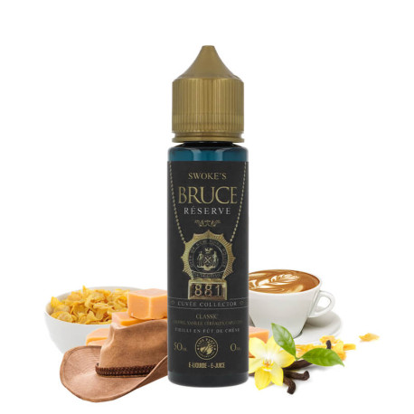 Le e-liquide Bruce Réserve de Swoke en 50ml