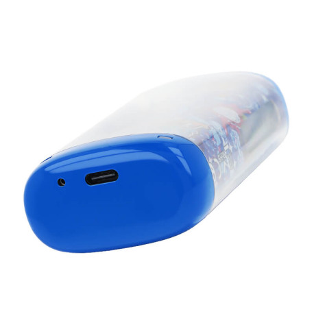 Le port USB-C de la Crazy Puff 35K Dragon Fruit Blueberry Ice Tornadoliq