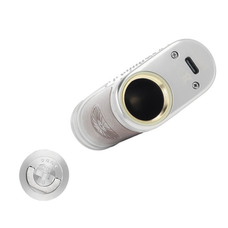 Le logement simple accu du kit VB26 de Vaponaute