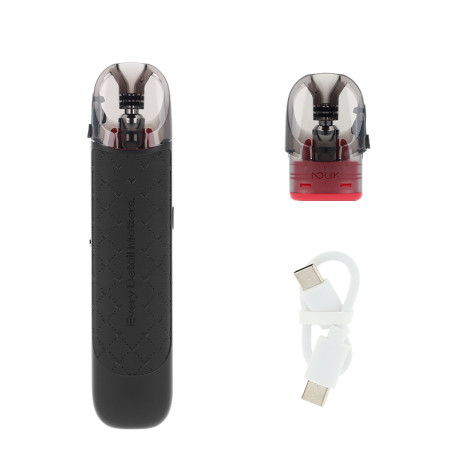 Le contenu de la boîte du pod Tela de chez Vaptio