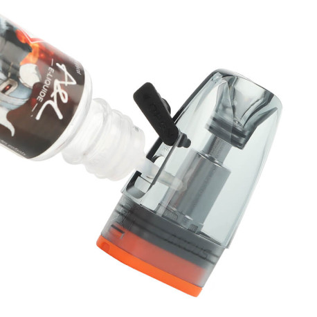 Le remplissage de la cartouche Argus Multi-Ohm de chez Voopoo