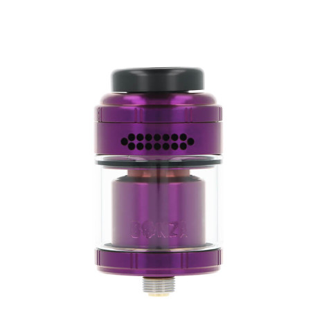 L'atomiseur Bonza Pro RTA de Thunder Cloud X Vaping Bogan en Violet