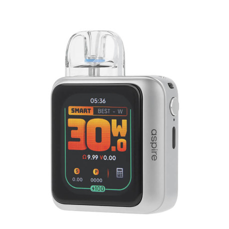 Le pod Pixo Ultra de chez Aspire en Ice Silver