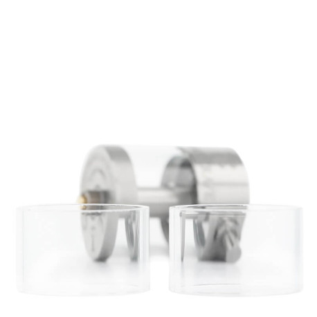 Les deux pyrex de l'extension Pumper de Steam Crave en 12ml
