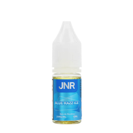 Le e-liquide Blue Razz Ice de JNR en 10ml et en sels de nicotine