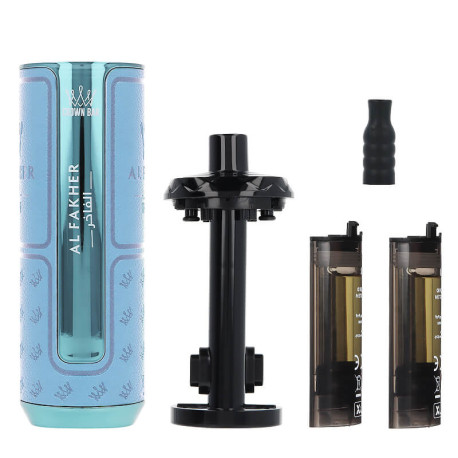 Le contenu de la boîte de la puff Hyper Max Prime Love 50K Crown Bar Al Fakher