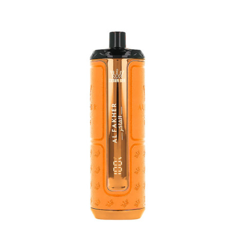 L'écran de la Puff Hyper Max Prime Cool Mango 50K Crown Bar par Al Fakher