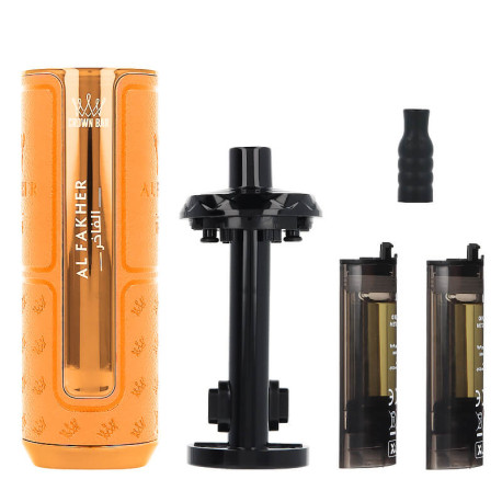 Le contenu de la boîte de la Puff Hyper Max Prime Cool Mango 50K Crown Bar par Al Fakher