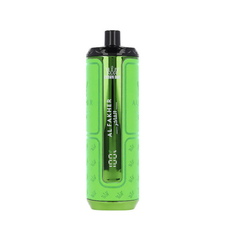 L'écran de la puff Hyper Max Prime Mint 50K Crown Bar de Al Fakher