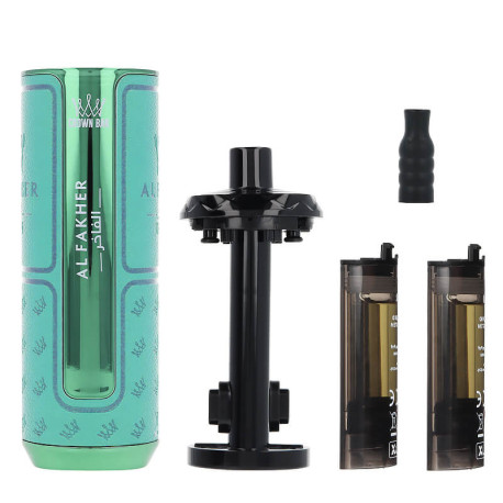 Le contenu de la boîte de la Puff Hyper Max Prime Gum Mint 50K Crown Bar par Al Fakher