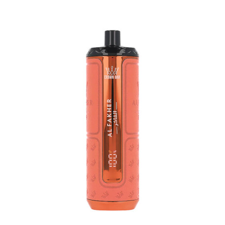 L'écran de la puff Hyper Max Prime Peach Ice 50K Crown Bar de Al Fakher