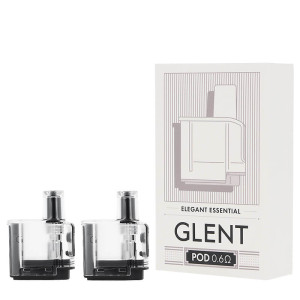 Les deux cartouches Glent de Justfog en 0.6ohm