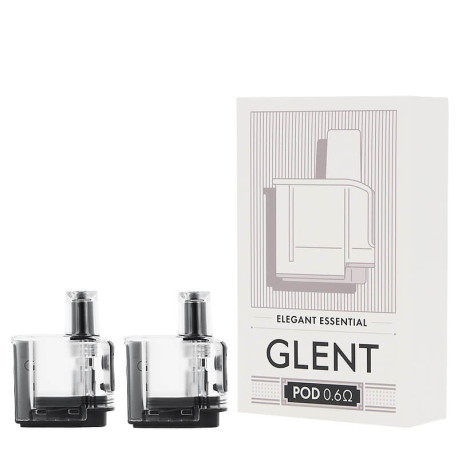 Les deux cartouches Glent de Justfog en 0.6ohm