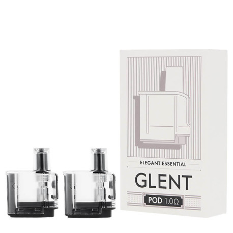 Les deux cartouches Glent de Justfog en 1.0ohm