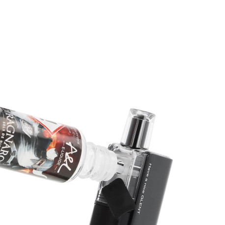 Le remplissage de la cartouche Glent de Justfog