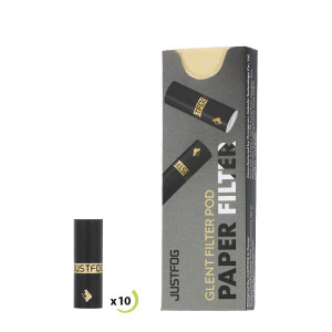 Le lot de 10 drip-tip filtre Glent de Justfog