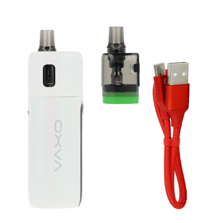 Le contenu de la boîte du pod Oneo Pro de chez OXVA