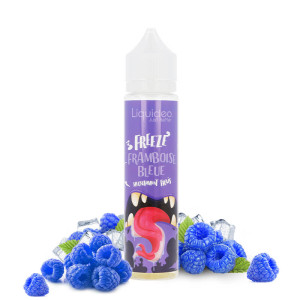 Le e-liquide Framboise Bleue Freeze par Liquideo en 50ml