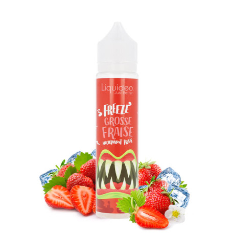 Le e-liquide Grosse Fraise Freeze de Liquideo en 50ml