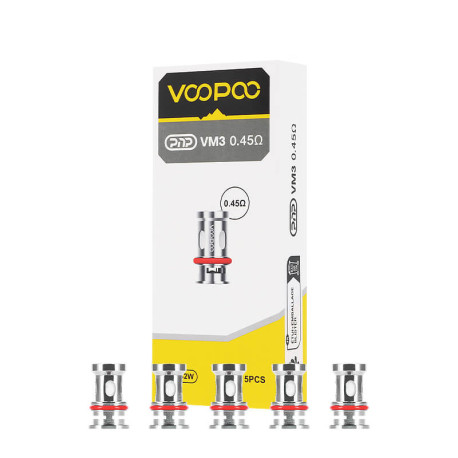 Résistances PnP Drag/Vinci/Navi/Seal (x5) Voopoo en 0.45ohm