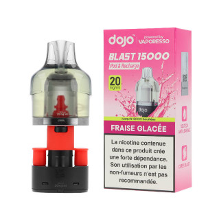 La cartouche Préremplie Dojo Blast Fraise Glacée de Vaporesso