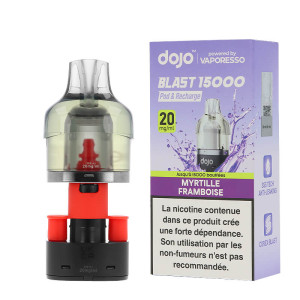 La cartouche Préremplie Dojo Blast Myrtille Framboise de Vaporesso