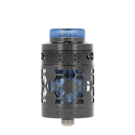 L'atomiseur Dead Rabbit 4 RTA Pro de Hellvape en Gunmetal Blue
