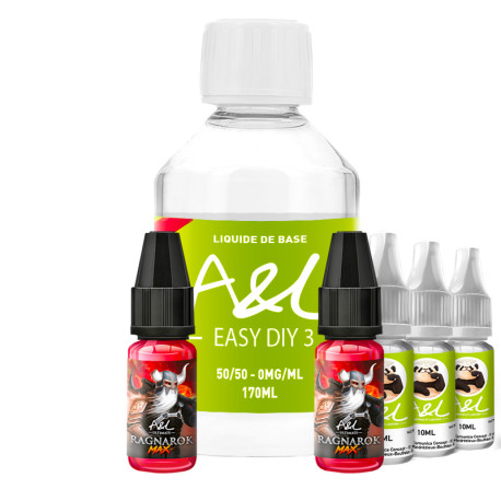 Le Pack DIY Ragnarok 200ml MAX par A&L en 3mg/ml