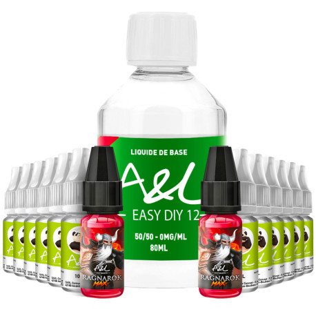 Le Pack DIY Ragnarok 200ml MAX par A&L en 12mg/ml