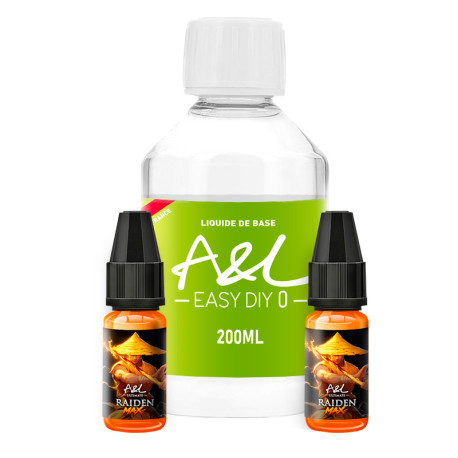 Le Pack DIY Raiden 200ml MAX par A&L en 0mg/ml