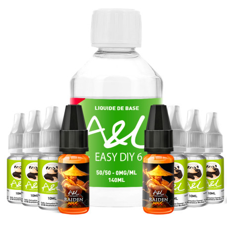 Le Pack DIY Raiden 200ml MAX par A&L en 6mg/ml