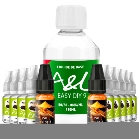 Le Pack DIY Raiden 200ml MAX par A&L en 9mg/ml
