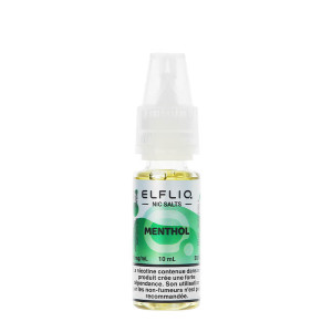 Le e-liquide Menthol ELFLIQ par Elfbar en 10ml